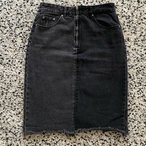 Denim skirt